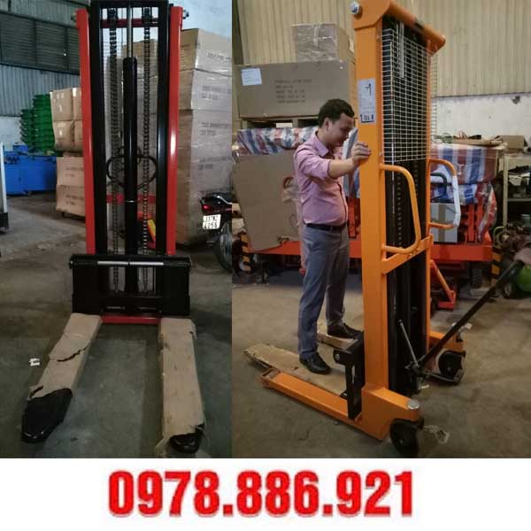 Xe nâng tay cao 1.5 tấn cao 3m