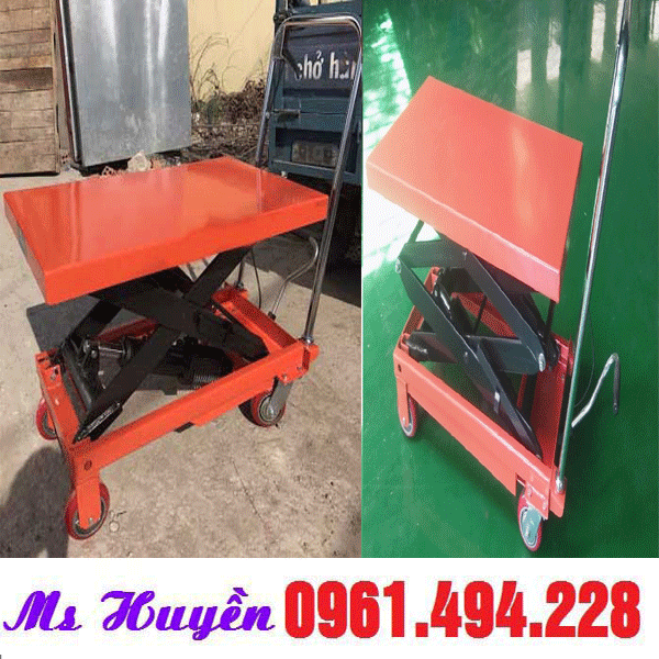xe nâng mặt bàn tại hải hậu