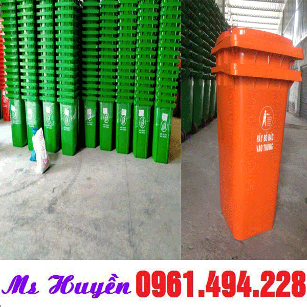 Thùng rác cồng cộng tại quận 12