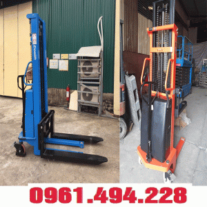 xe nâng bán tự động tại biên hòa