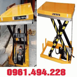 bàn nâng điện 1 tấn tại nha trang