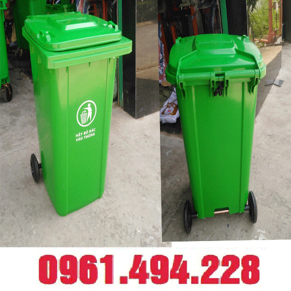 Thùng rác công cộng tại thường tín