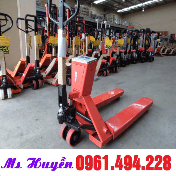 xe nâng tay gắn cân tại vĩnh phúc