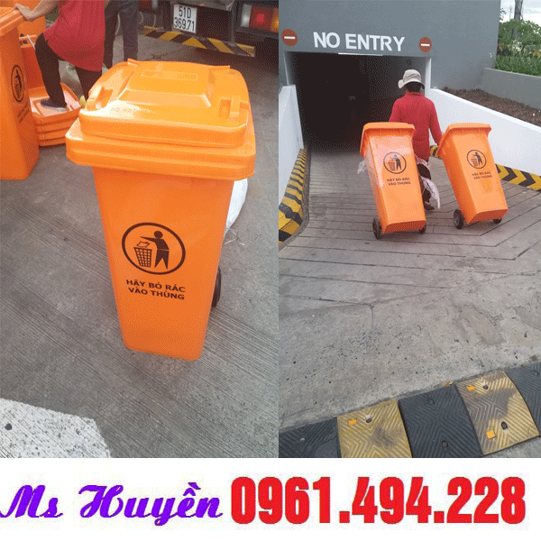 Thùng rác công cộng tại phú nhuận