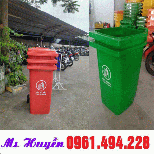 Thùng rác công cộng tại quận tân bình