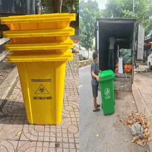 Thùng rác công cộng tại Bình Phước