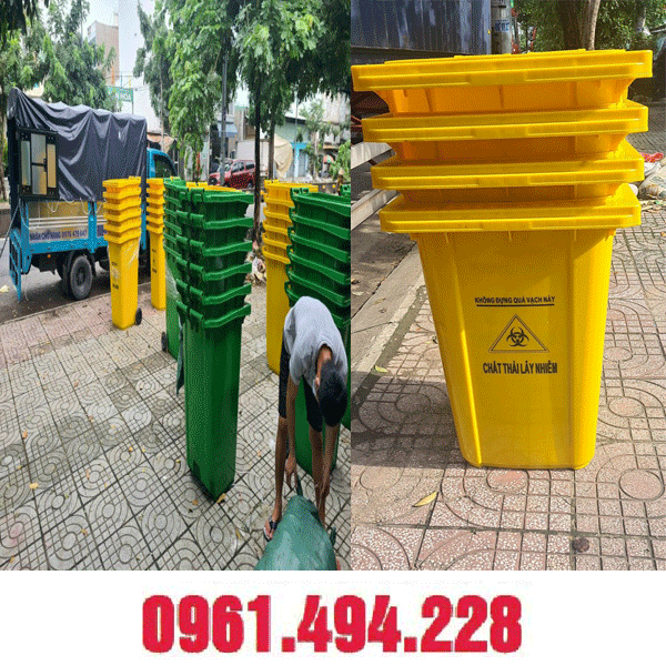 Thùng rác công cộng tại quận 4