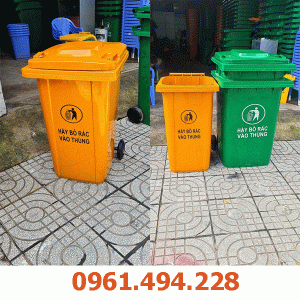 Thùng rác công cộng tại nha trang