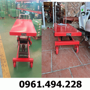 Xe nâng mặt bàn tại Nha Trang