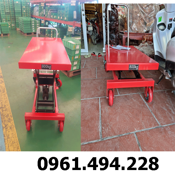 Xe nâng mặt bàn tại Nha Trang