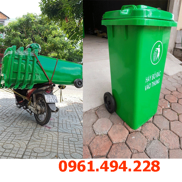 Thùng rác công cộng tại bình chánh