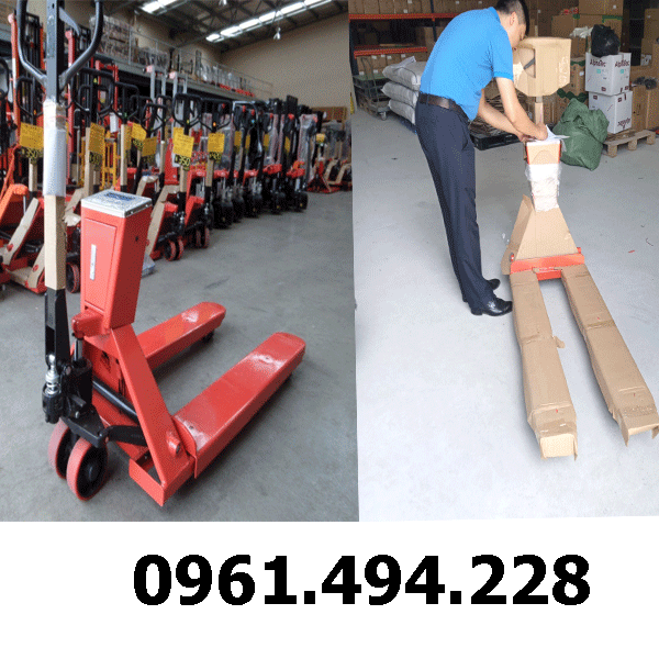 Xe nâng gắn cân tại bình dương